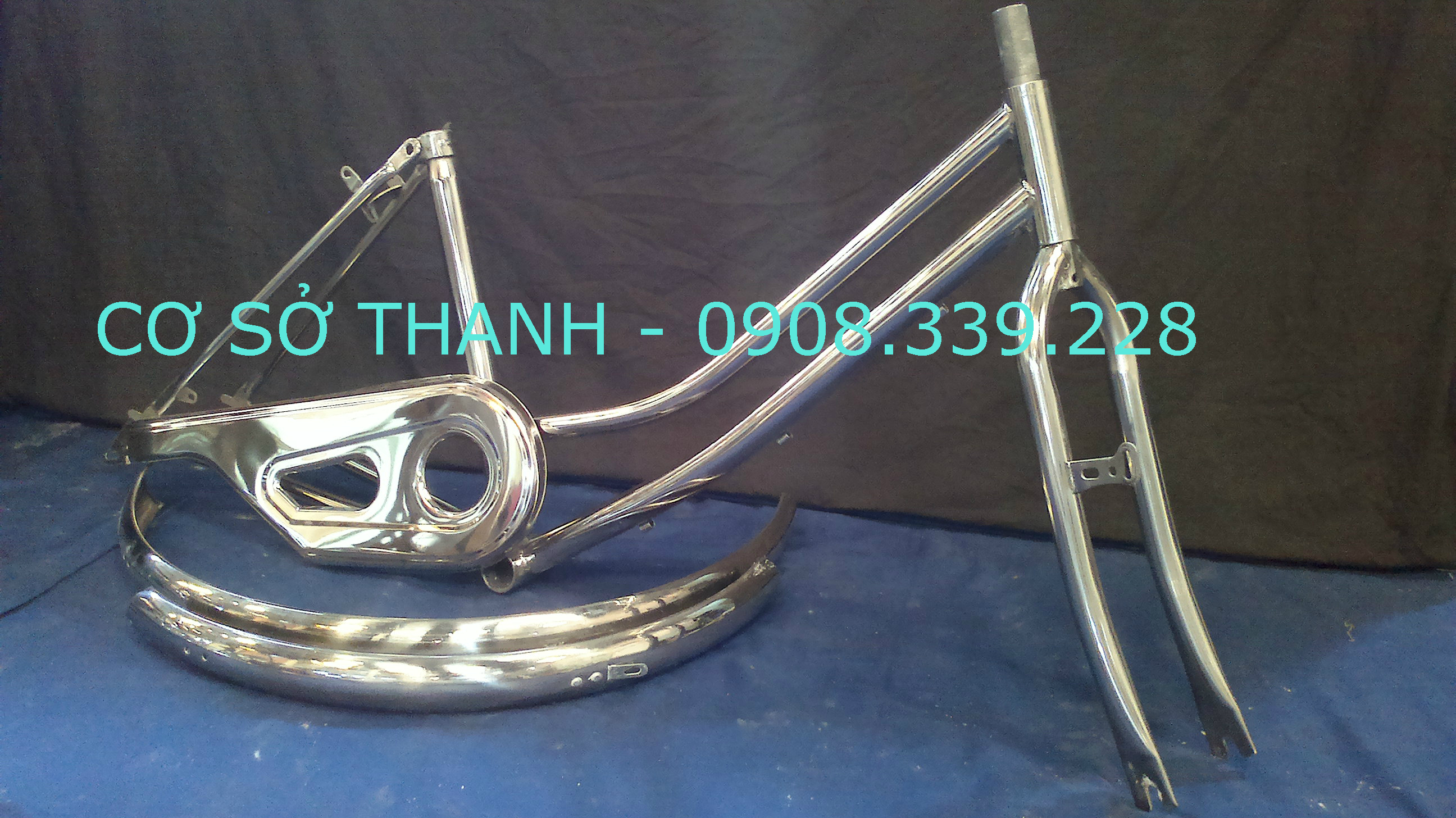 Khung xe đạp Mini vè carte bướm